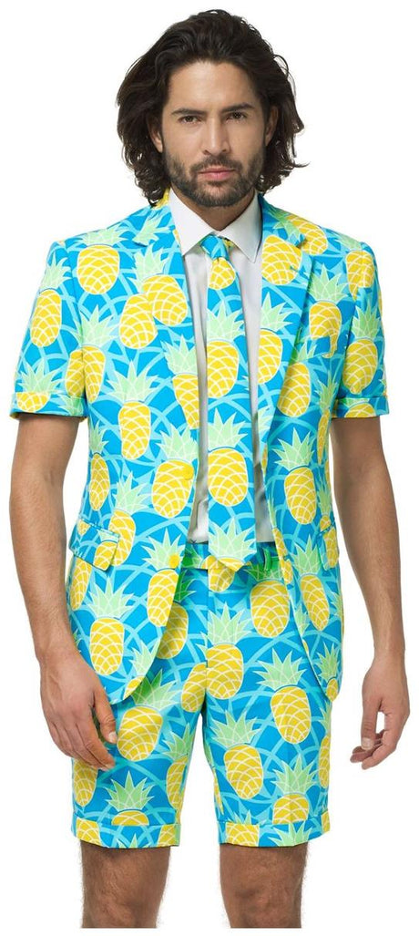OppoSuits Men's Summer Suits SUMMER Shineapple
