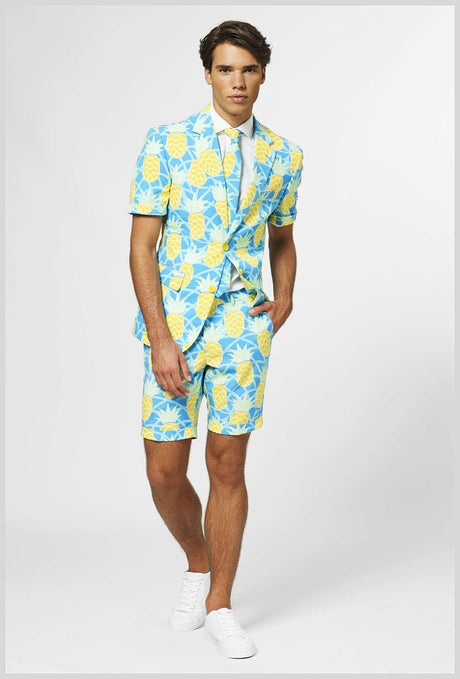 OppoSuits Men's Summer Suits SUMMER Shineapple