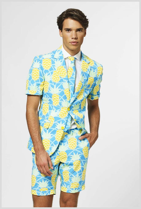 OppoSuits Men's Summer Suits SUMMER Shineapple