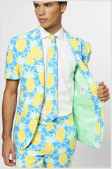 OppoSuits Men's Summer Suits SUMMER Shineapple