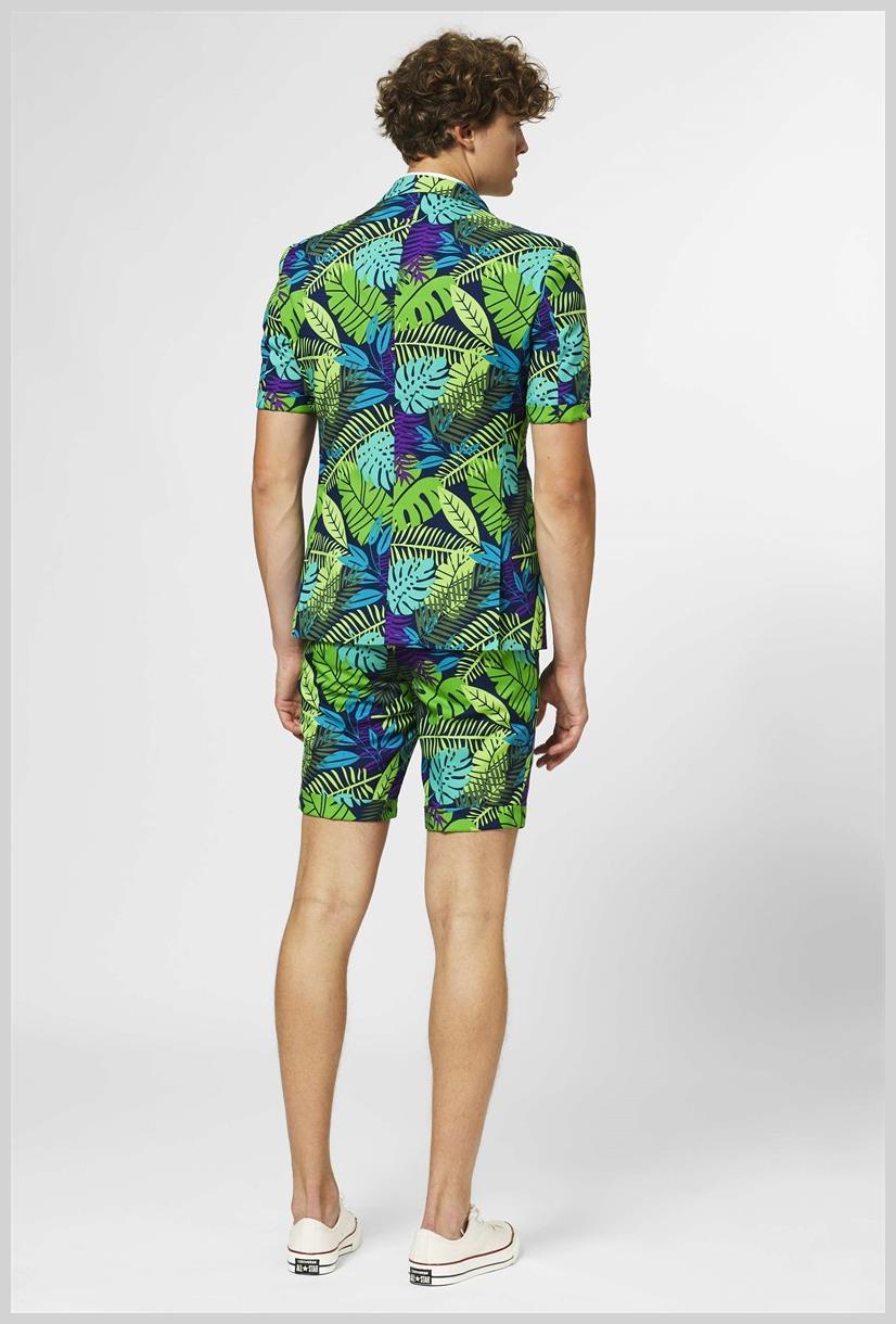 OppoSuits Summer Jungle Suit for Festivals Holiday Events and Party Celebrations