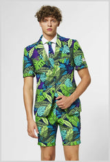 OppoSuits Summer Jungle Suit for Festivals Holiday Events and Party Celebrations