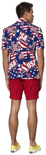 OppoSuits Men's Summer Suits SUMMER Mighty 'Murica