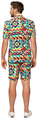 OppoSuits Men's Summer Suits SUMMER Abstractive