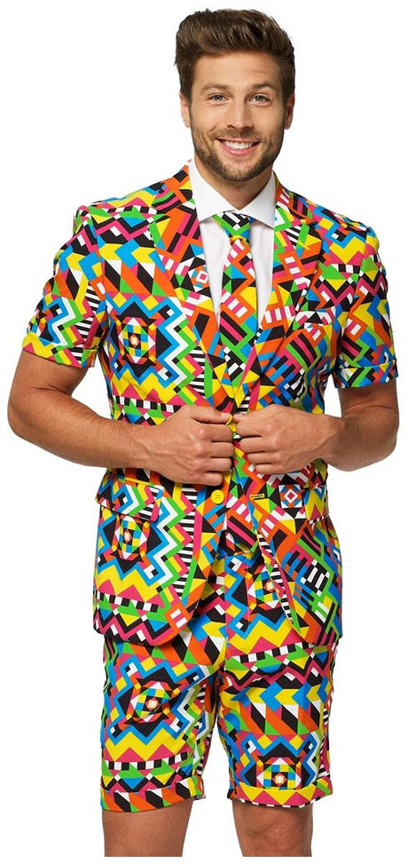 OppoSuits Men's Summer Suits SUMMER Abstractive