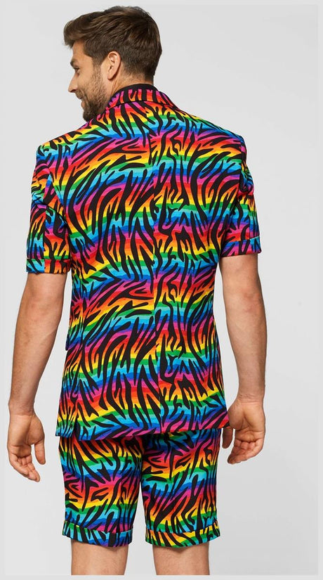 OppoSuits Men's Summer Suits SUMMER Wild Rainbow