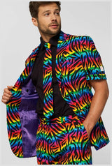 OppoSuits Men's Summer Suits SUMMER Wild Rainbow
