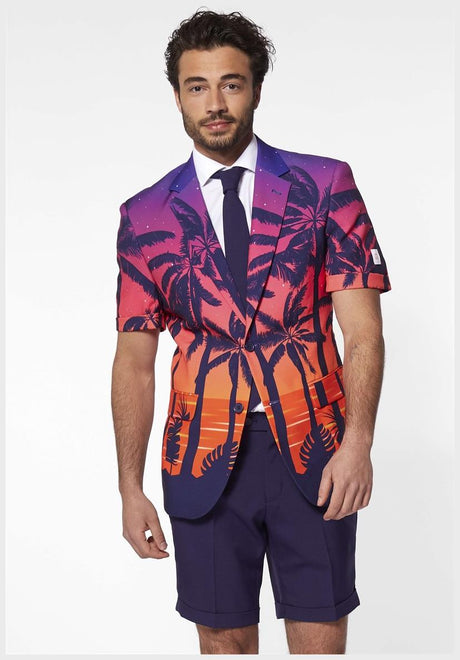 OppoSuits Men's Summer Suits SUMMER Suave Sunset