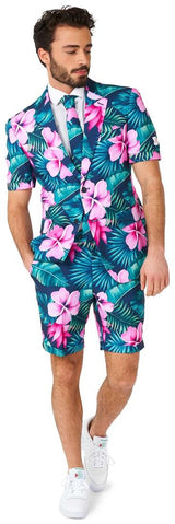 Stylish OppoSuits Summer Suit for Beach Parties Vacations and Tropical Events
