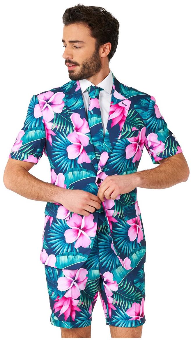 Stylish OppoSuits Summer Suit for Beach Parties Vacations and Tropical Events