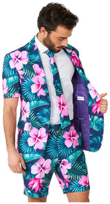 Stylish OppoSuits Summer Suit for Beach Parties Vacations and Tropical Events