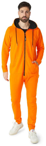 Cozy OppoSuits Men's Onesies The Orange for Comfy Sleepovers and Fun Costume Events