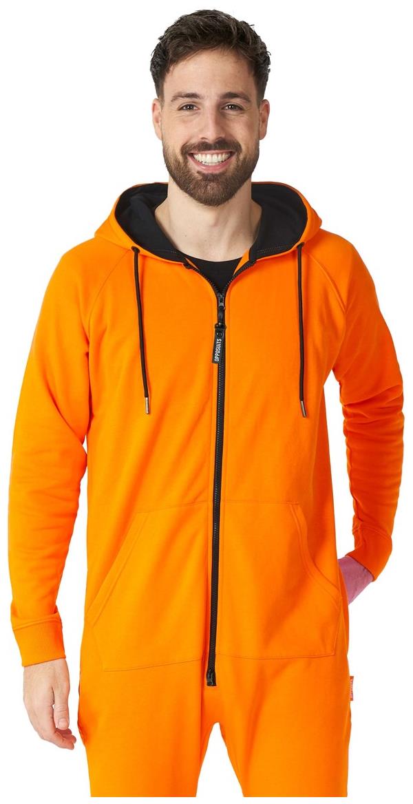 Cozy OppoSuits Men's Onesies The Orange for Comfy Sleepovers and Fun Costume Events