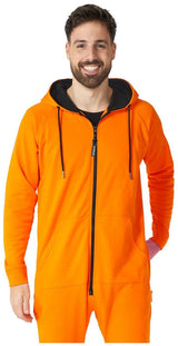 Cozy OppoSuits Men's Onesies The Orange for Comfy Sleepovers and Fun Costume Events