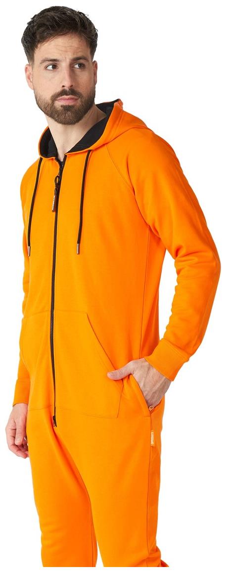 Cozy OppoSuits Men's Onesies The Orange for Comfy Sleepovers and Fun Costume Events