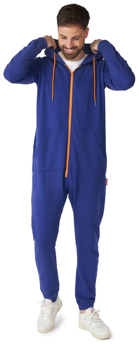 Comfortable OppoSuits Navy Royale Onesie for Cozy Relaxing Home Days and Casual Wear