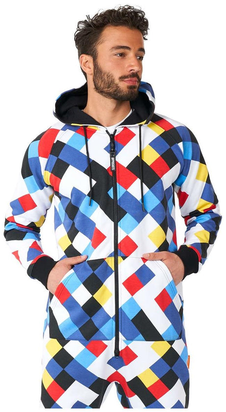 Stylish OppoSuits Men's Onesies CrissCrosser for Comfortable Fun and Unique Holiday Gatherings