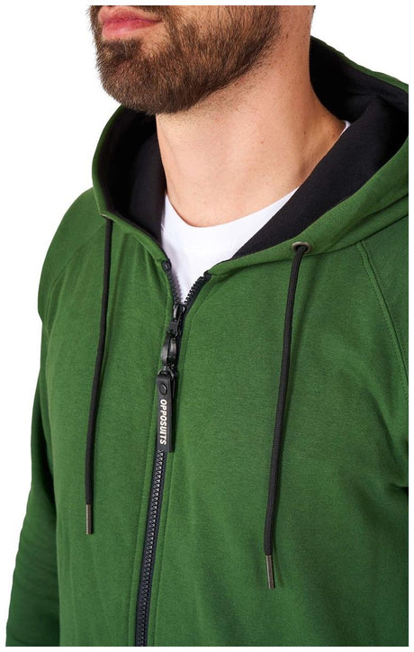 Cozy OppoSuits Men's Glorious Green Onesies for Relaxation Family Nights and Holiday Fun