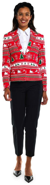 OppoSuits Women's Christmas Blazer for Holiday Parties and Festive Celebrations