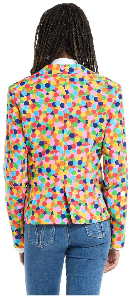 OppoSuits Women's Confetteroni Blazers for Fun Parties and Colorful Events