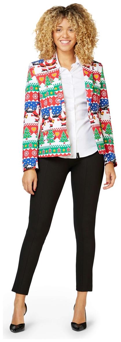 OppoSuits Snazzy Santa Blazer for Holiday Parties and Festive Events