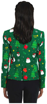 OppoSuits Women's Blazers Festivity Green