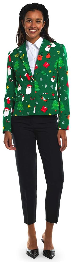 OppoSuits Women's Blazers Festivity Green
