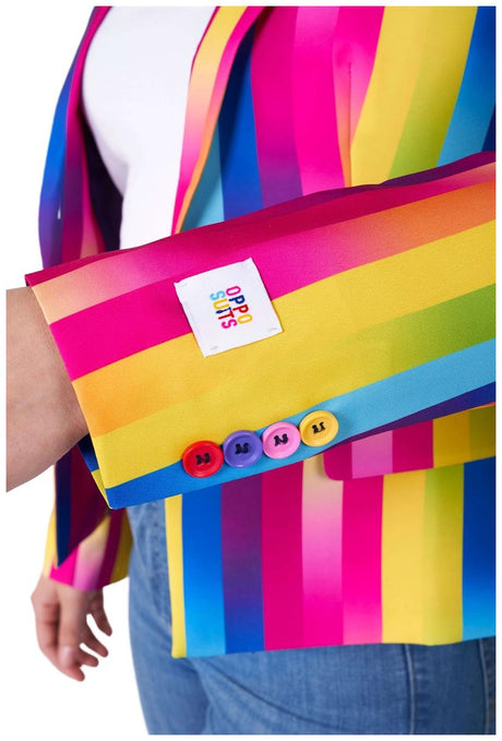 OppoSuits Women's Blazers Rainbow Glaze