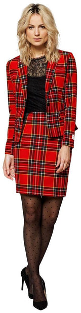 Stylish OppoSuits Women's Lumberjackie Suit for Holiday Celebrations and Office Wear
