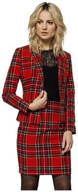 Stylish OppoSuits Women's Lumberjackie Suit for Holiday Celebrations and Office Wear