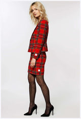 Stylish OppoSuits Women's Lumberjackie Suit for Holiday Celebrations and Office Wear