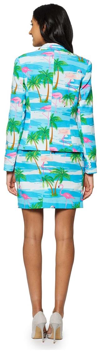 Tropical OppoSuits Women's Flamingirl for Summer Parties Beach Vacations and Fun Events