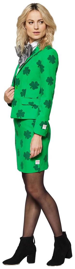 Stylish OppoSuits St Patrick's Girl Costume for St Patrick's Day Parades and Festive Celebrations