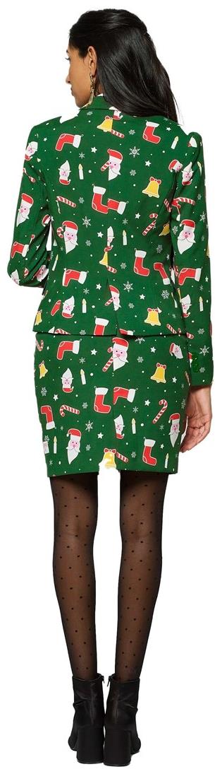 Festive OppoSuits Women's Santababe Suit for Holiday Parties and Christmas Celebrations