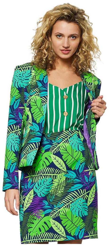 OppoSuits Jungle Jane Women's Suit for Weekend Adventures and Festive Events