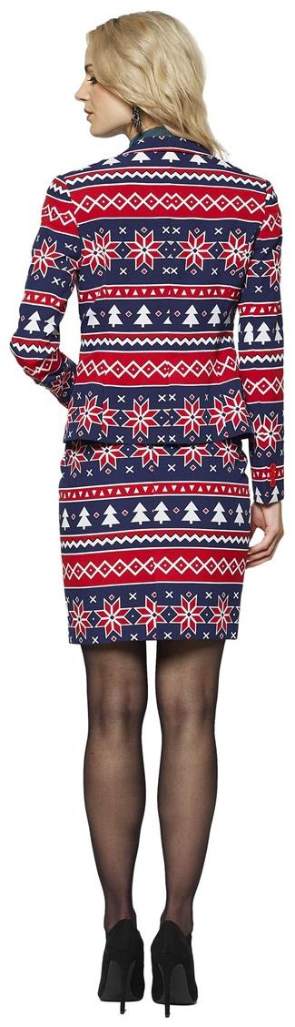 OppoSuits Women's Nordic Noelle Suit for Christmas Parties Holiday Events and Festive Gatherings