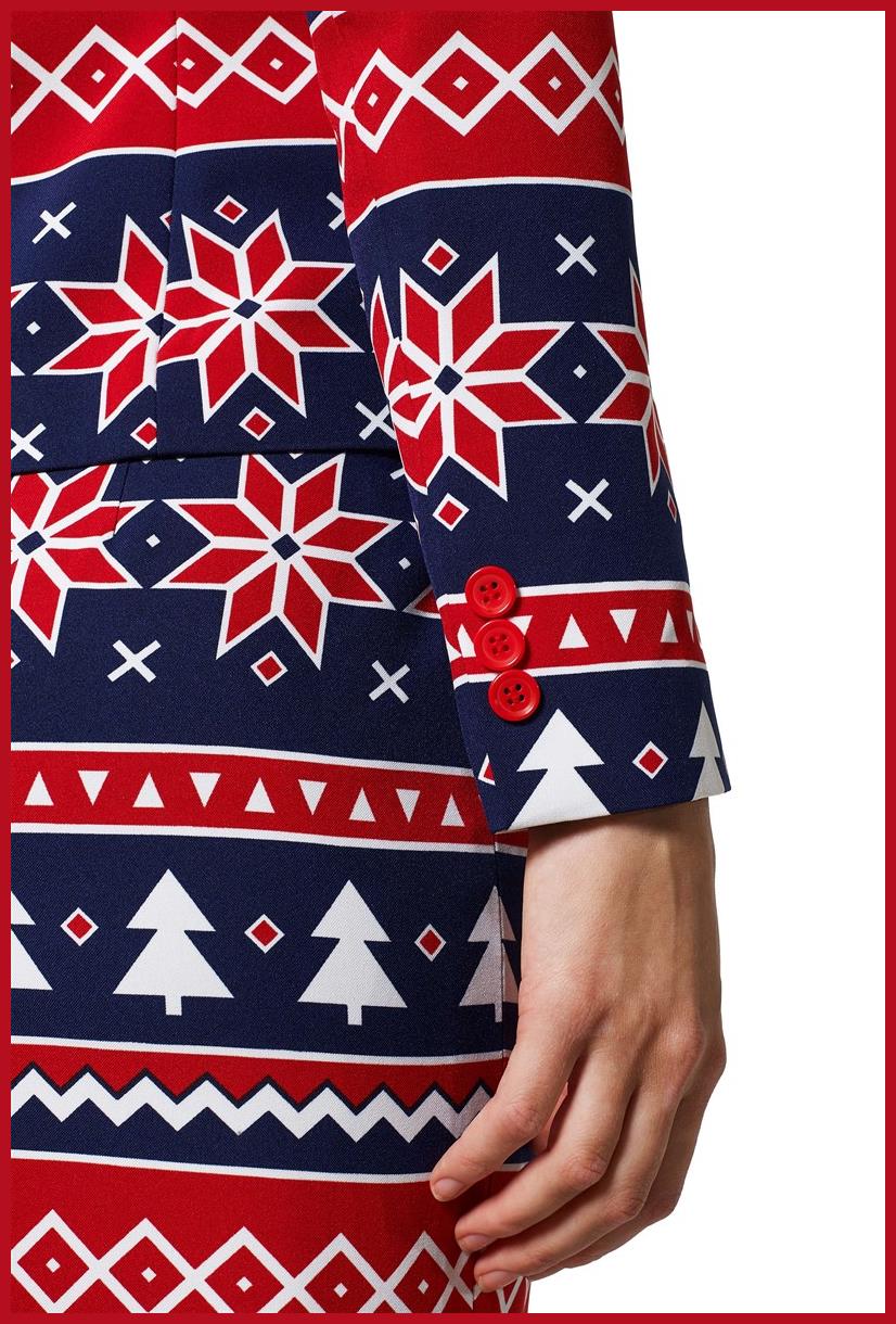 OppoSuits Women's Nordic Noelle Suit for Christmas Parties Holiday Events and Festive Gatherings