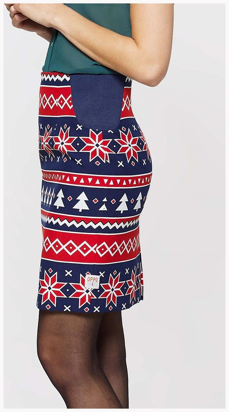 OppoSuits Women's Nordic Noelle Suit for Christmas Parties Holiday Events and Festive Gatherings