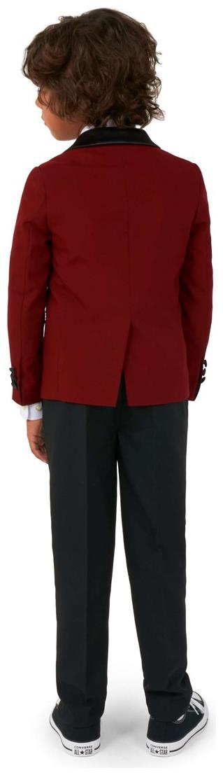 Elegant OppoSuits Boys' Tuxedos in Hot Burgundy for Weddings Formal Events and Special Occasions