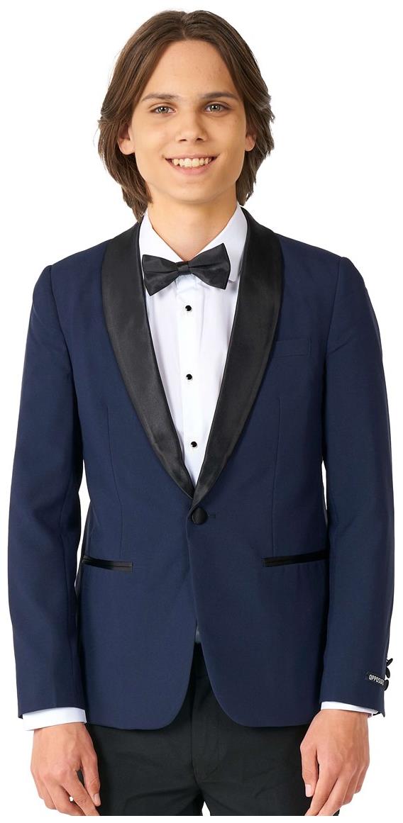 Stylish OppoSuits Teen Boys Midnight Blue Tuxedo for Weddings Formal Events and Special Occasions