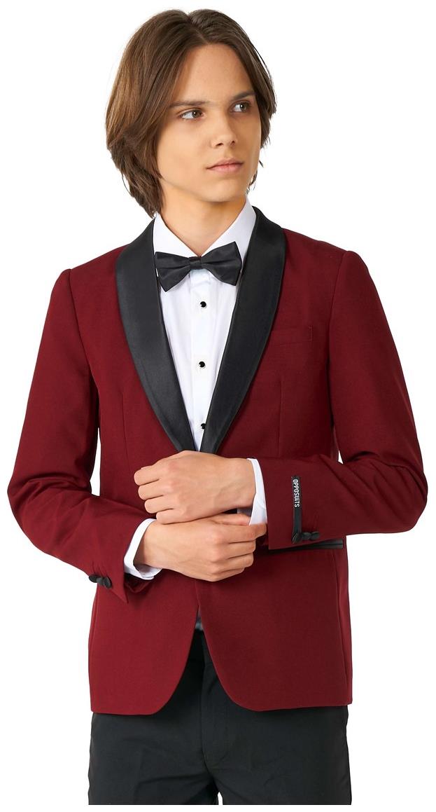 OppoSuits Teen Boys' Tuxedos TEEN BOYS Hot Burgundy