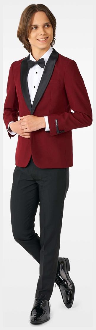 OppoSuits Teen Boys' Tuxedos TEEN BOYS Hot Burgundy
