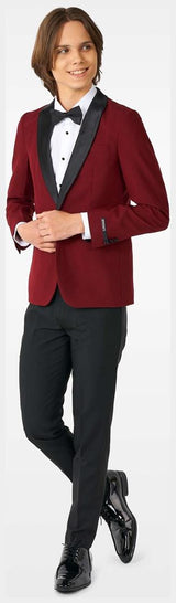 OppoSuits Teen Boys' Tuxedos TEEN BOYS Hot Burgundy