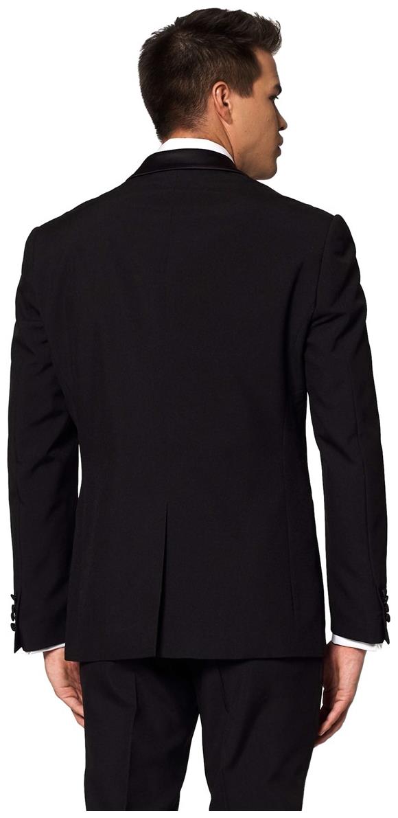 Elegant OppoSuits Men's Tuxedo Jet Set Black for Weddings Proms Formal Events and Black-Tie Gatherings