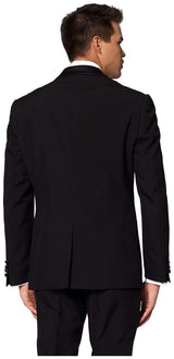 Elegant OppoSuits Men's Tuxedo Jet Set Black for Weddings Proms Formal Events and Black-Tie Gatherings