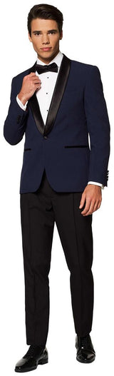 Stylish OppoSuits Midnight Blue Tuxedo for Men Perfect for Formal Events and Special Occasions