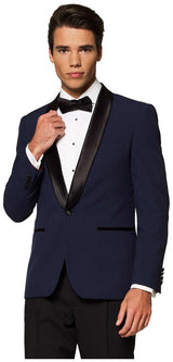 Stylish OppoSuits Midnight Blue Tuxedo for Men Perfect for Formal Events and Special Occasions