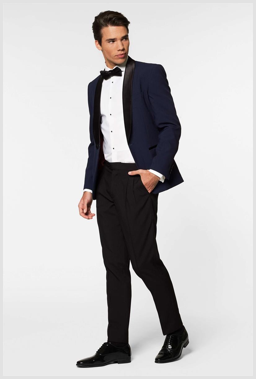 Stylish OppoSuits Midnight Blue Tuxedo for Men Perfect for Formal Events and Special Occasions