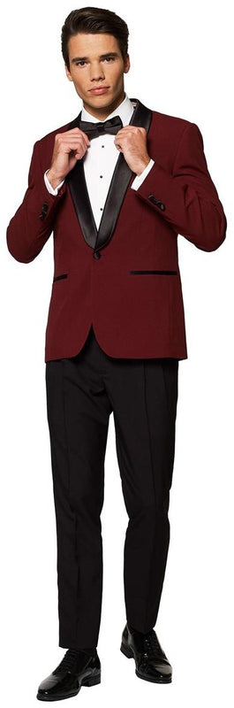 OppoSuits Men's Tuxedos Hot Burgundy