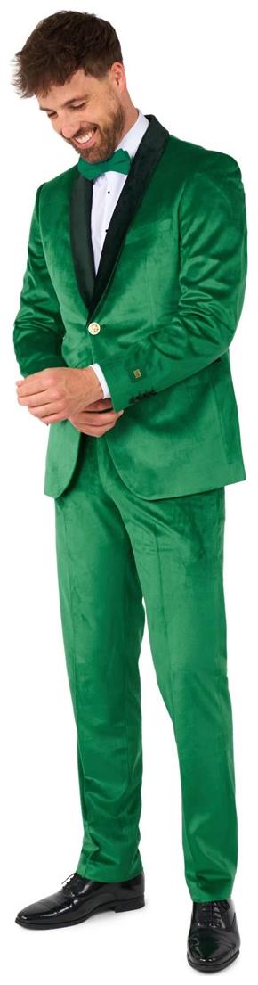 Vibrant OppoSuits Men's Velvet Tuxedo for Formal Events Parties and Stylish Gatherings